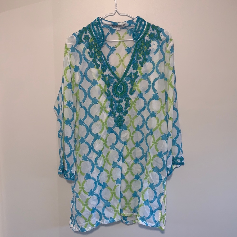 Barbara Gerwit mini dress/pool cover up